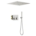 Душевая система Timo Petruma SX-5209/13SM встроенная с термостатом, никель Душевая система Timo Petruma SX-5209/13SM встроенная с термостатом, никель