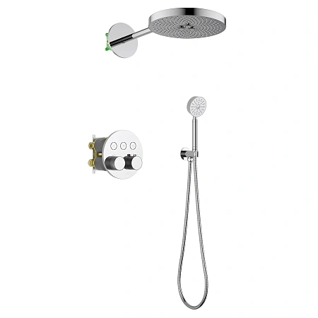 Душевая система Timo Saona SX-2308/00SM встроенная с термостатом, хром Душевая система Timo Saona SX-2308/00SM встроенная с термостатом, хром