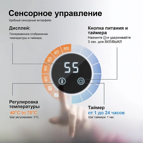 Полотенцесушитель электрический Timo Saona 030/18SM черное золото Полотенцесушитель электрический Timo Saona 030/18SM черное золото