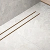 Душевой лоток TIMO Drain System 900 с двусторонней панелью plate под плитку, розовое золото Душевой лоток TIMO Drain System 900 с двусторонней панелью plate под плитку, розовое золото