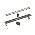 Душевой лоток TIMO Drain System 600 с вставкой lines, черное золото Душевой лоток TIMO Drain System 600 с вставкой lines, черное золото
