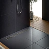 Душевой лоток TIMO Drain System 600 с вставкой lines, черное золото Душевой лоток TIMO Drain System 600 с вставкой lines, черное золото