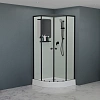 Душевая кабина RGW AN-208B 900x900 381320899-14 полукруг, раздвижные двери, стекло прозрачное, профиль черный Душевая кабина RGW AN-208B 900x900 381320899-14 полукруг, раздвижные двери, стекло прозрачное, профиль черный