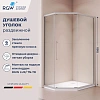 Душевой уголок RGW PA-86S 1000x1200 38088602-111N стекло 6 мм, пятиугольный, форма трапеция, раздвижная дверь Душевой уголок RGW PA-86S 1000x1200 38088602-111N стекло 6 мм, пятиугольный, форма трапеция, раздвижная дверь