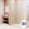 Душевая перегородка RGW WA-054 (WA-010 + Z-072) 900 351005493-11 стекло прозрачное, профиль хром