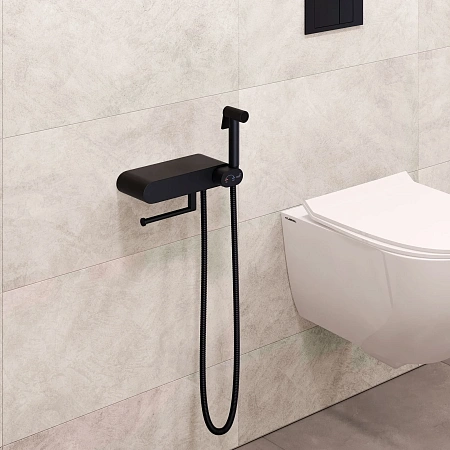 Детальная картинка товара «гигиенический душ rgw sp-222b 581408222-04 с полочкой и держателем туалетной бумаги, черный» Детальная картинка товара «гигиенический душ rgw sp-222b 581408222-04 с полочкой и держателем туалетной бумаги, черный»