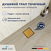 Душевой трап RGW SDR-10 79211000-06 квадратный, золото BRUSH, металлическая крышка, горизонтальный слив Душевой трап RGW SDR-10 79211000-06 квадратный, золото BRUSH, металлическая крышка, горизонтальный слив