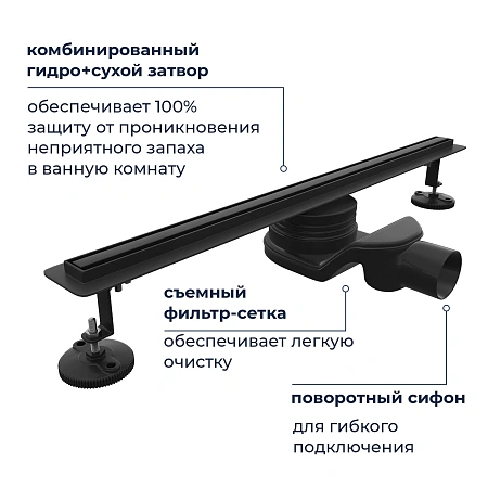 Душевой трап RGW SDR-54B 79215480-04 Душевой трап RGW SDR-54B 79215480-04