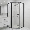 Душевой уголок RGW HO-088B 1000x1000 350608800-14 стекло прозрачное, профиль черный
