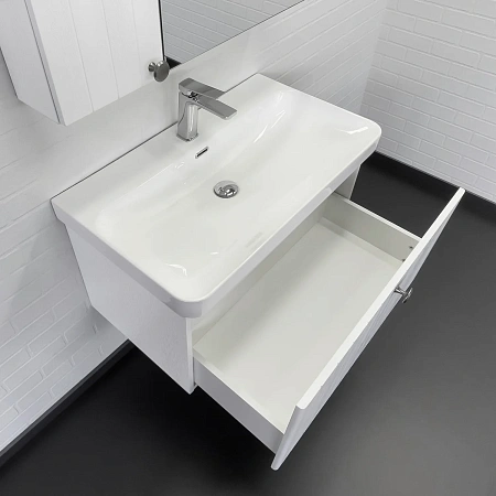 Тумба с раковиной Comforty Истра-80П 00-00016607CF ясень беленый раковина CF19595BX-80 Тумба с раковиной Comforty Истра-80П 00-00016607CF ясень беленый раковина CF19595BX-80