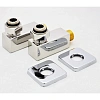 Комплект уголков GROTA 1/2" х 3/4" Американка грота , квадратный