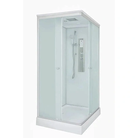 Душевая кабина DTO LK215GM+EL с гидромассажем и электрикой(120х90х215), низкий поддон(15см), профиль хром, стекло матовое(5мм) Душевая кабина DTO LK215GM+EL с гидромассажем и электрикой(120х90х215), низкий поддон(15см), профиль хром, стекло матовое(5мм)