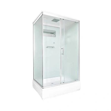 Душевая кабина DTO D229S(120x90x220) средний поддон(27см), профиль хром, стекло матовое(4мм) Душевая кабина DTO D229S(120x90x220) средний поддон(27см), профиль хром, стекло матовое(4мм)