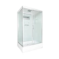 Душевая кабина DTO D229S(120x90x220) средний поддон(27см), профиль хром, стекло матовое(4мм) Душевая кабина DTO D229S(120x90x220) средний поддон(27см), профиль хром, стекло матовое(4мм)