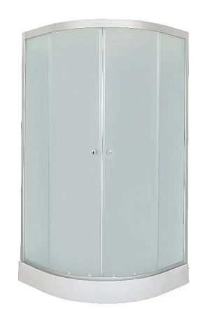 Душевая кабина DTO LM901N5 без крыши(100х100х200), низкий поддон(15см), профиль хром, стекло матовое(5мм) Душевая кабина DTO LM901N5 без крыши(100х100х200), низкий поддон(15см), профиль хром, стекло матовое(5мм)