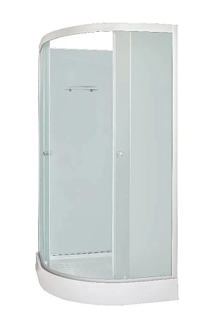 Душевая кабина DTO LM901N5 без крыши(100х100х200), низкий поддон(15см), профиль хром, стекло матовое(5мм) Душевая кабина DTO LM901N5 без крыши(100х100х200), низкий поддон(15см), профиль хром, стекло матовое(5мм)