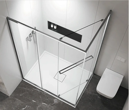 Душевой уголок Vincea Tesi VSRW-7TS9012CLGM 1200x900 вороненая сталь, стекло прозрачное Душевой уголок Vincea Tesi VSRW-7TS9012CLGM 1200x900 вороненая сталь, стекло прозрачное