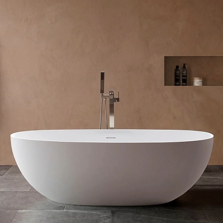 Ванна из искусственного камня Vincea VBT-4S06-1800MW 1800x800x560 Solid Surface белый матовый Ванна из искусственного камня Vincea VBT-4S06-1800MW 1800x800x560 Solid Surface белый матовый