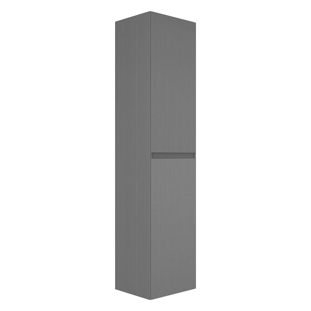 Шкаф-пенал Vincea Welle VSC-2WL150MG подвесной, 1500x350x300, серый матовый — Изображение 2