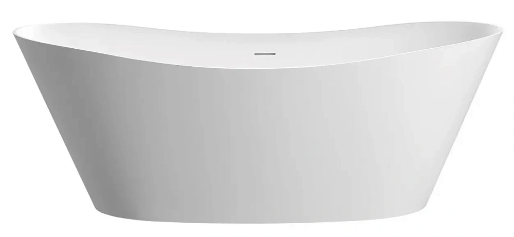 Ванна из искусственного камня Vincea VBT-4S08MW 1700x780x620 Solid Surface белый матовый — Изображение 1