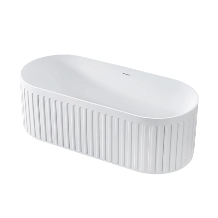 Ванна из искусственного камня Vincea VBT-4S09MW 1700x750x550 Solid Surface белый матовый Ванна из искусственного камня Vincea VBT-4S09MW 1700x750x550 Solid Surface белый матовый