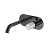 Смеситель для раковины Boheme Stick 125-SGM-MR-GR встраиваемый SHINE GUN METAL MRAMOR GREY