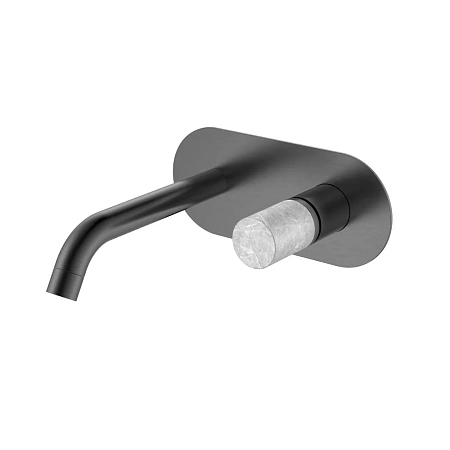 Смеситель для раковины Boheme Stick 125-GM-MR-GR встраиваемый GUN METAL MRAMOR GREY Смеситель для раковины Boheme Stick 125-GM-MR-GR встраиваемый GUN METAL MRAMOR GREY