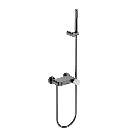Смеситель для ванны Boheme Stick 123-SGM-MR-GR SHINE GUN METAL MRAMOR GREY Смеситель для ванны Boheme Stick 123-SGM-MR-GR SHINE GUN METAL MRAMOR GREY