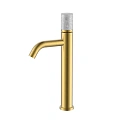 Смеситель для раковины Boheme Stick 122-MG-MR-GR MATT GOLD MRAMOR GREY Смеситель для раковины Boheme Stick 122-MG-MR-GR MATT GOLD MRAMOR GREY
