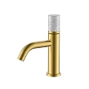 Смеситель для раковины Boheme Stick 121-MG-MR-GR MATT GOLD MRAMOR GREY Смеситель для раковины Boheme Stick 121-MG-MR-GR MATT GOLD MRAMOR GREY