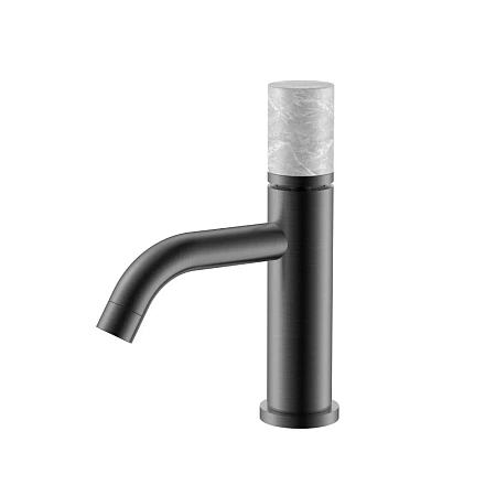 Смеситель для раковины Boheme Stick 121-GM-MR-GR GUN METAL MRAMOR GREY