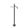 Смеситель для ванны Boheme Stick 120-GM-MR-GR напольный GUN METAL MRAMOR GREY