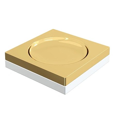Мыльница Boheme Qubic 10960-G золото Мыльница Boheme Qubic 10960-G золото