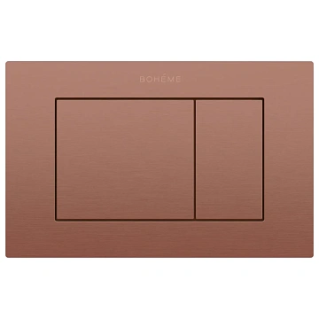 Клавиша смыва Boheme 650/2-BRB нержавеющая сталь BRUSHED BRONZE NEW