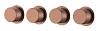 Смеситель для душа Boheme STICK DIAMOND 124-5-BRB.1 BRUSHED BRONZE 5-проходной встраиваемый