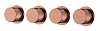 Смеситель для душа Boheme STICK DIAMOND 124-5-CB.1 COPPER BRUSHED 5-проходной встраиваемый