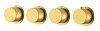 Смеситель для душа Boheme STICK DIAMOND 124-T-5-MG.1 MATT GOLD с термостатом, 5-проходной встраиваемый