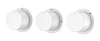 Смеситель для душа Boheme STICK DIAMOND 124-3-MW.1 MATT WHITE 3-х проходной встраиваемый
