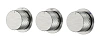 Смеситель для душа Boheme STICK DIAMOND 124-3-NB.1 NICKEL BRUSH 3-х проходной встраиваемый