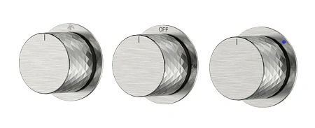 Смеситель для душа Boheme STICK DIAMOND 124-3-NB.1 NICKEL BRUSH 3-х проходной встраиваемый Смеситель для душа Boheme STICK DIAMOND 124-3-NB.1 NICKEL BRUSH 3-х проходной встраиваемый