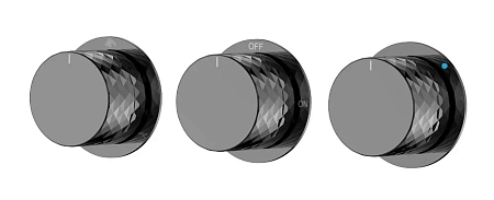 Смеситель для душа Boheme STICK DIAMOND 124-3-SGM.1 SHINE GUN METAL 3-х проходной встраиваемый Смеситель для душа Boheme STICK DIAMOND 124-3-SGM.1 SHINE GUN METAL 3-х проходной встраиваемый