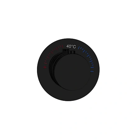 Смеситель для душа Boheme UNO 627-T-B BLACK термостат, встраиваемый Смеситель для душа Boheme UNO 627-T-B BLACK термостат, встраиваемый