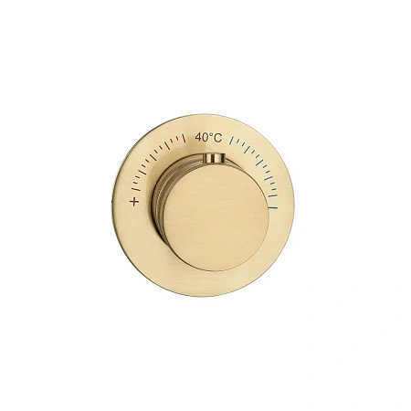 Смеситель для душа Boheme UNO 627-T-MG MATT GOLD термостат, встраиваемый