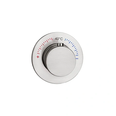 Смеситель для душа Boheme UNO 627-T-NB NICKEL BRUSH термостат, встраиваемый Смеситель для душа Boheme UNO 627-T-NB NICKEL BRUSH термостат, встраиваемый