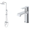 Комплект смесителей BelBagno AURORA-VSCM/LVM-CRM хром Комплект смесителей BelBagno AURORA-VSCM/LVM-CRM хром