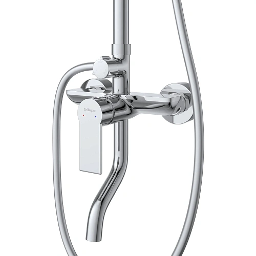 Комплект смесителей BelBagno AURORA-VSCM/LVM-CRM хром Комплект смесителей BelBagno AURORA-VSCM/LVM-CRM хром