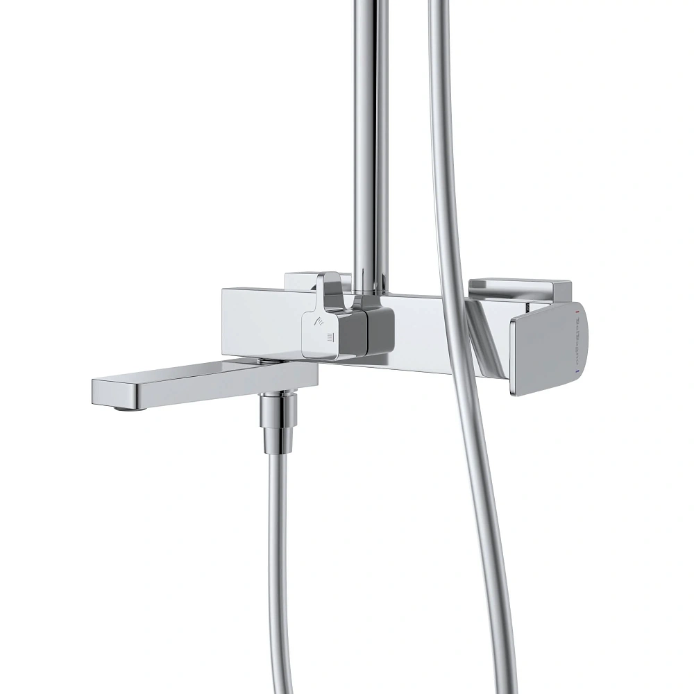 Комплект смесителей BelBagno ARDENTE-VSCM/LVM-CRM хром — Изображение 8