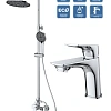 Комплект смесителей BelBagno MARINO-DOCM/LVM-CRM хром Комплект смесителей BelBagno MARINO-DOCM/LVM-CRM хром