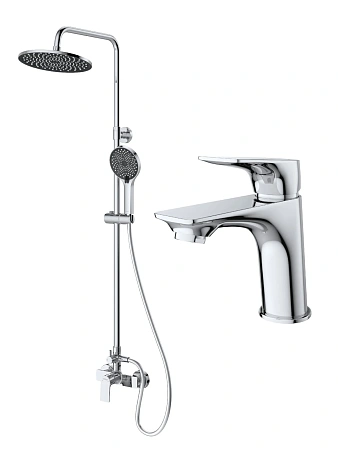 Комплект смесителей BelBagno MARINO-DOCM/LVM-CRM хром Комплект смесителей BelBagno MARINO-DOCM/LVM-CRM хром