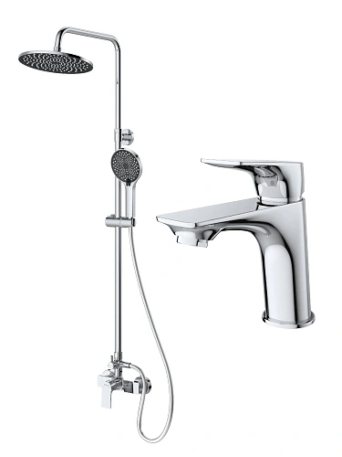 Комплект смесителей BelBagno MARINO-DOCM/LVM-CRM хром Комплект смесителей BelBagno MARINO-DOCM/LVM-CRM хром